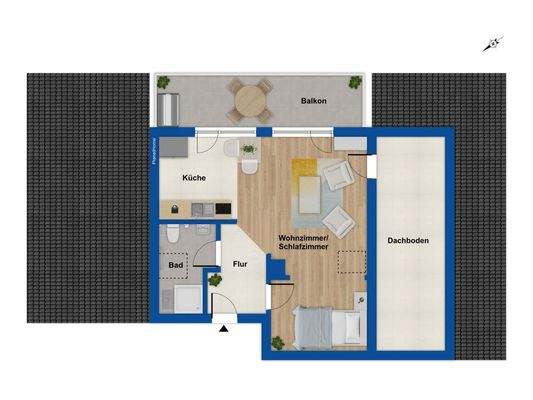 Grundriss Dachgeschoss