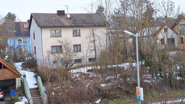 Pfarrhaus Gaibach von S. mit Treppe