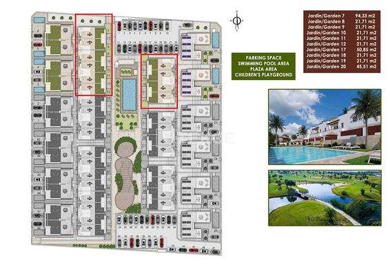 Elegant Townhouses in Vistabella Golf Community in Orihuela
