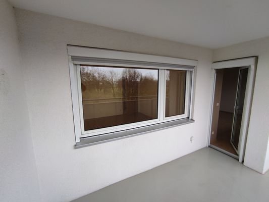Balkon vor Schlafzimmer 