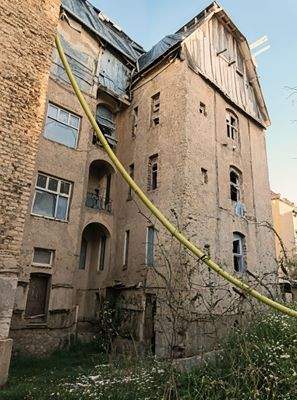 Ansicht Nordwestfassade - KI