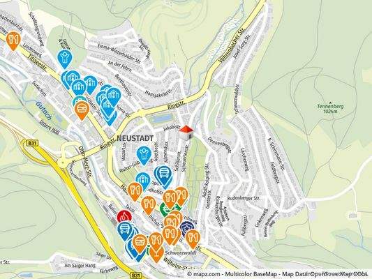 Geolyzer Kartenausschnitt