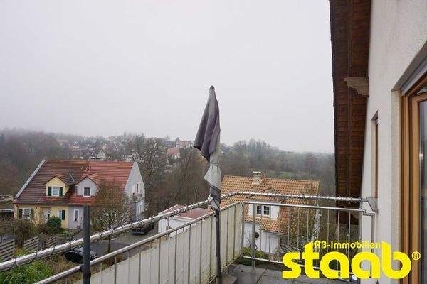 Südbalkon, heute im Nebel
