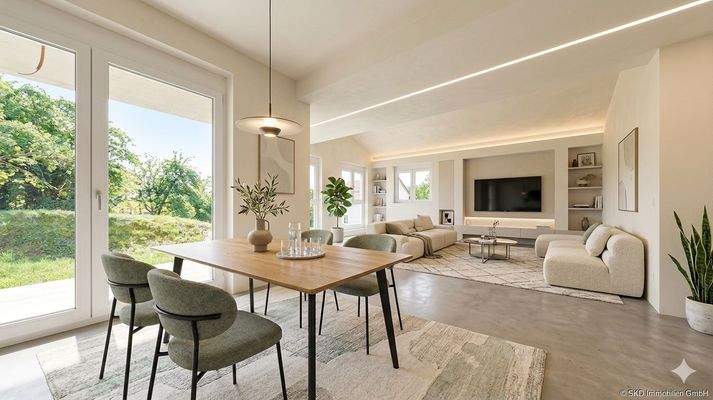 EG I Wohnbeispiel I Wohn-Essbereich