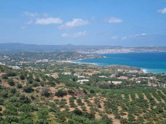 Kreta, Roussa Ekklisia: Großes Baugrundstück mit Meerblick zum Verkauf