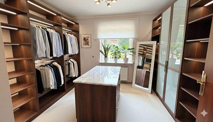 Homeoffice/ Gast  KI begehbarer Kleiderschrank