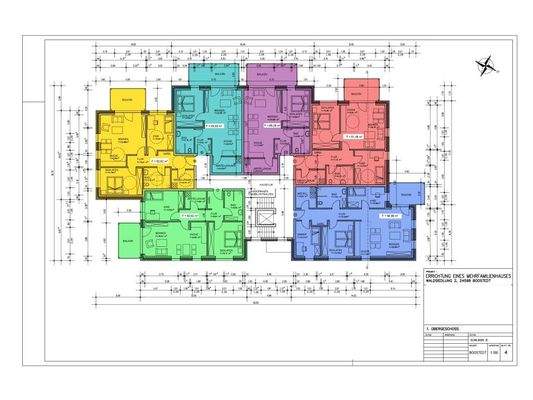 Grundriss 1.OG - Whg. 12 (dunkelblau)