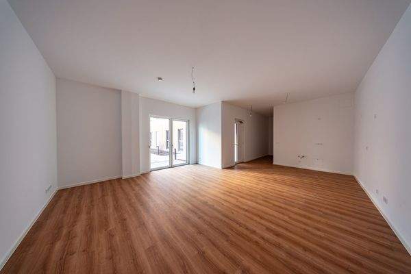 Offener Wohn- und Küchenbereich