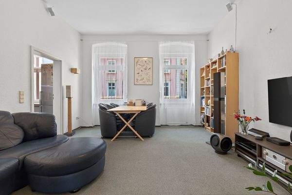 Wohnzimmer, vermietete Wohnug