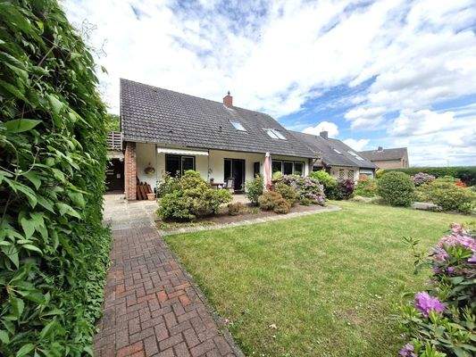 Garten und Hansansicht " Haus 1"