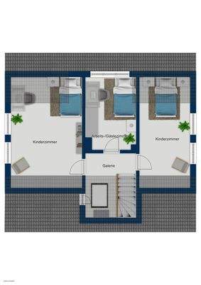 Grundriss Obergeschoss Exposé