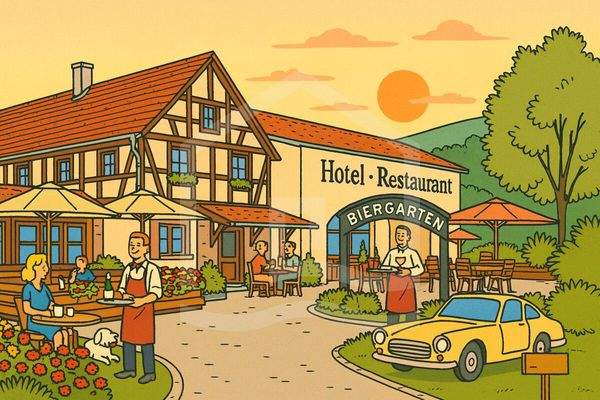 Hotel_Bild_Comic_Sonnenuntergang (1)