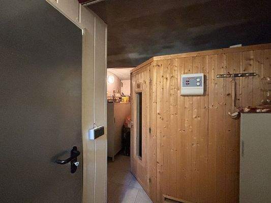 Gartengeschoss Sauna