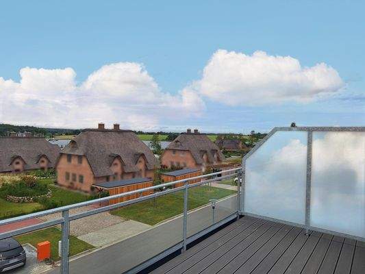 Blick von der Dachterrasse