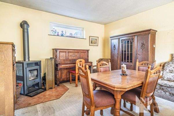 Kaminanschluss im Wohnzimmer 