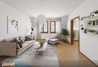 Sonnige 3-Zimmer DG-Wohnung