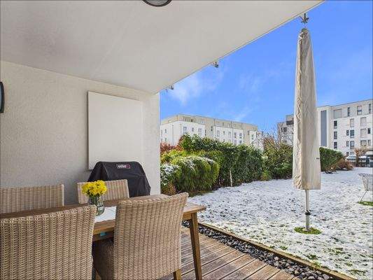 Überdachte Terrasse