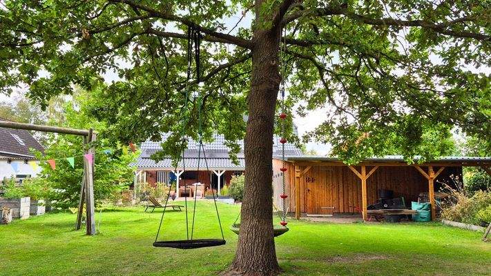 Garten Richtung Haus