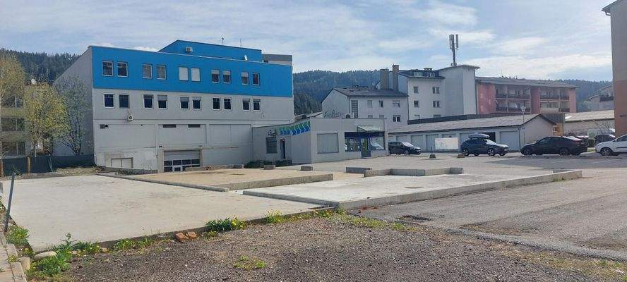 Gesamtansicht Gewerbefläche Villacher Straße Spitt