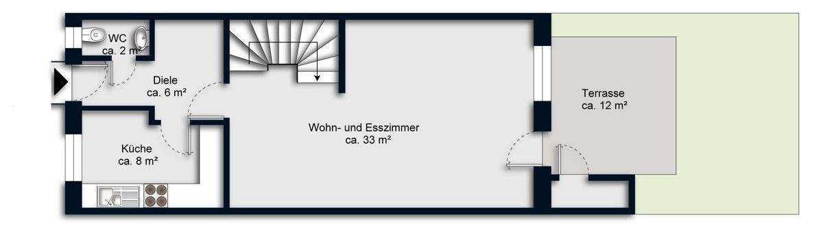 Grundriss Erdgeschoss