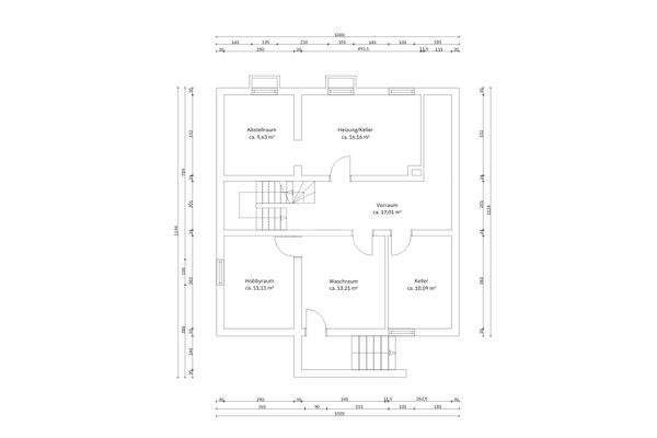 Grundriss Kellergeschoss
