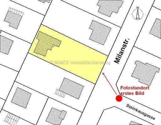 vereinfachter Grundstücksplan