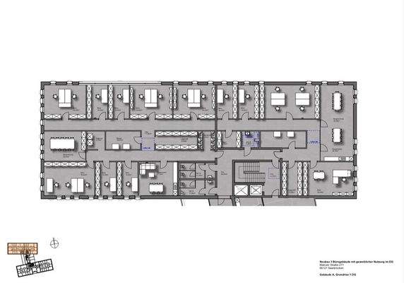 Grundriss Gebäude A, 1. OG