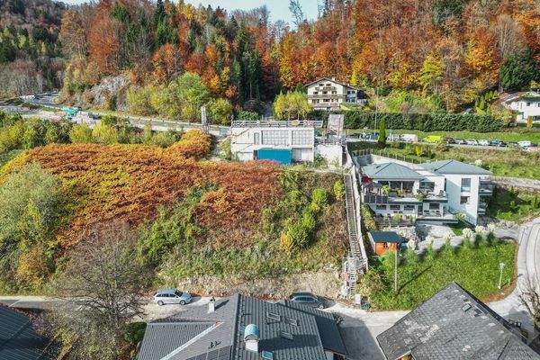 Blick auf das Grundstück