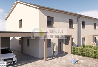 Färberbrühl, Mietingen_Visualisierung_kleine DHH_Ansichten_2025-08-07_3 - Foto