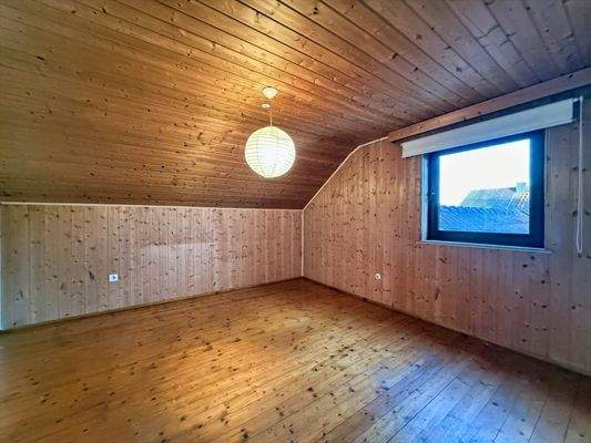 Kinderzimmer im Dachgeschoss