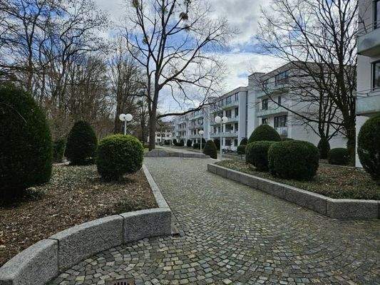 Zugang zur Wohnanlage