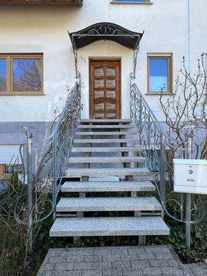 Eingang Doppelhaushälfte