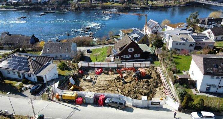 Baustelle im Frühling 2025