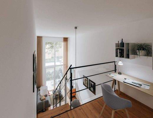 Wohnen südlich des Stadtparks_Galeriewohnung