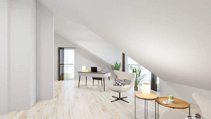 Büroräume im Dachgeschoss