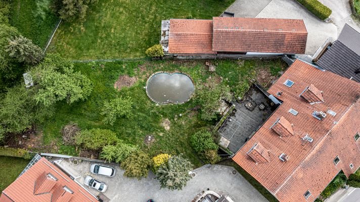 Grundstück Vogelperspektive