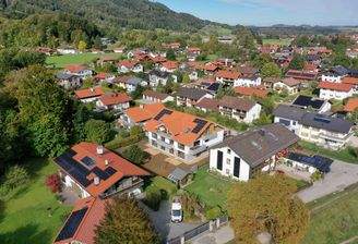 Sicht auf den Neubau