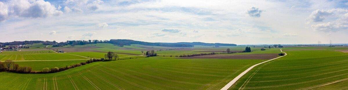 Blick Richtung Memmingen/Heimertingen