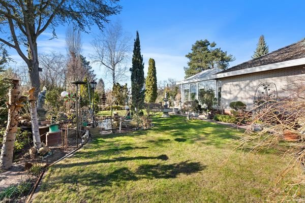 Wunderschön angelegter Garten