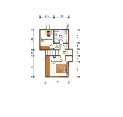 GRUNDRISS OBERGESCHOSS