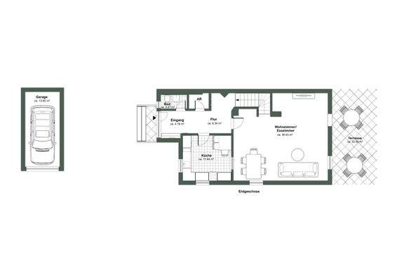 Erdgeschoss Grundriss