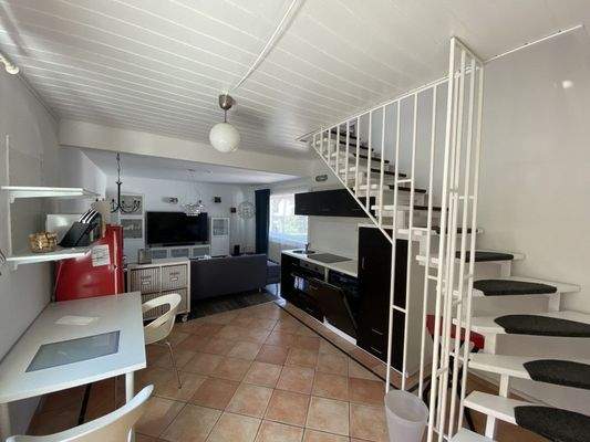 Wohn- Esszimmer m. Küchenzeile  Appartement EG