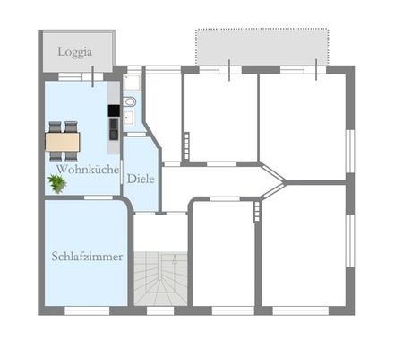 Grundriss EG links