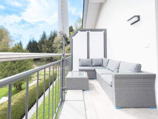 großzügiger Balkon