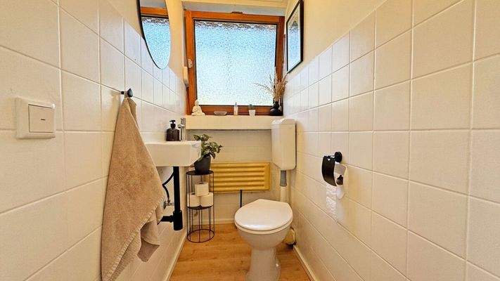 Gäste-WC  im Erdgeschoss