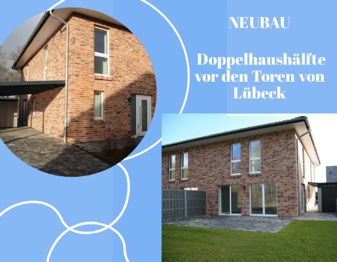 Neubau /Erstbezug / Moderne Doppelhaushälfte mit Garten in Wahrsow OT Lüdersdorf