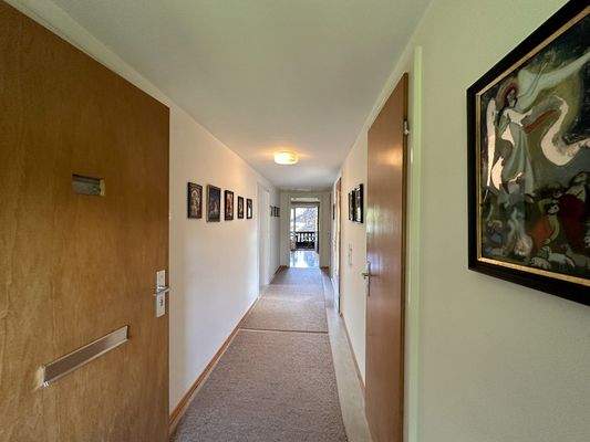 Flur der Dachgeschosswohnung