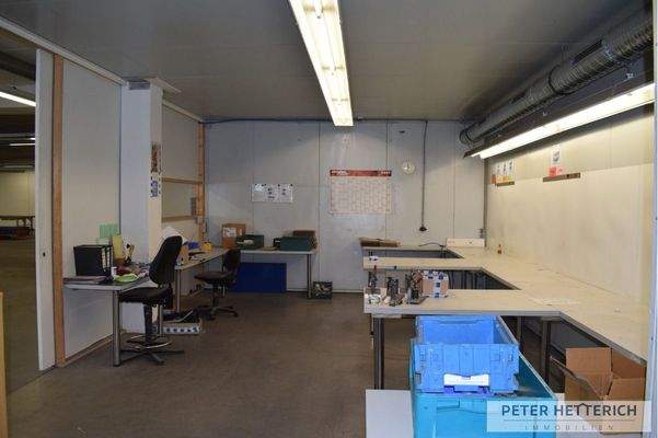 Abgetrennter Montagebereich