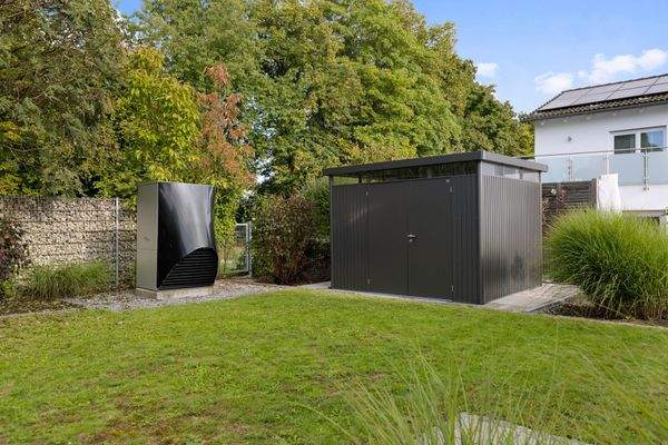 Gartenhaus Biohort / neue Wärmepumpe