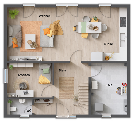 Grundriss-Einfamilienhaus-Flair-134-Erdgeschoss-gr